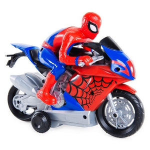 Spiderman Remote Control Motorcycle - Switch Adapted